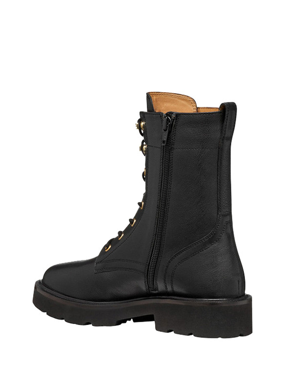 GEOX Stivaletti Geox Con Lacci Norize - Nero