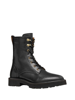 GEOX Stivaletti Geox Con Lacci Norize - Nero