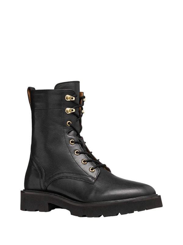 GEOX Stivaletti Geox Con Lacci Norize - Nero
