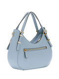 GUESS 1 USCITA Borsa A Spalla Lefia Small Satchel - Azzurro