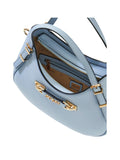 GUESS 1 USCITA Borsa A Spalla Lefia Small Satchel - Azzurro