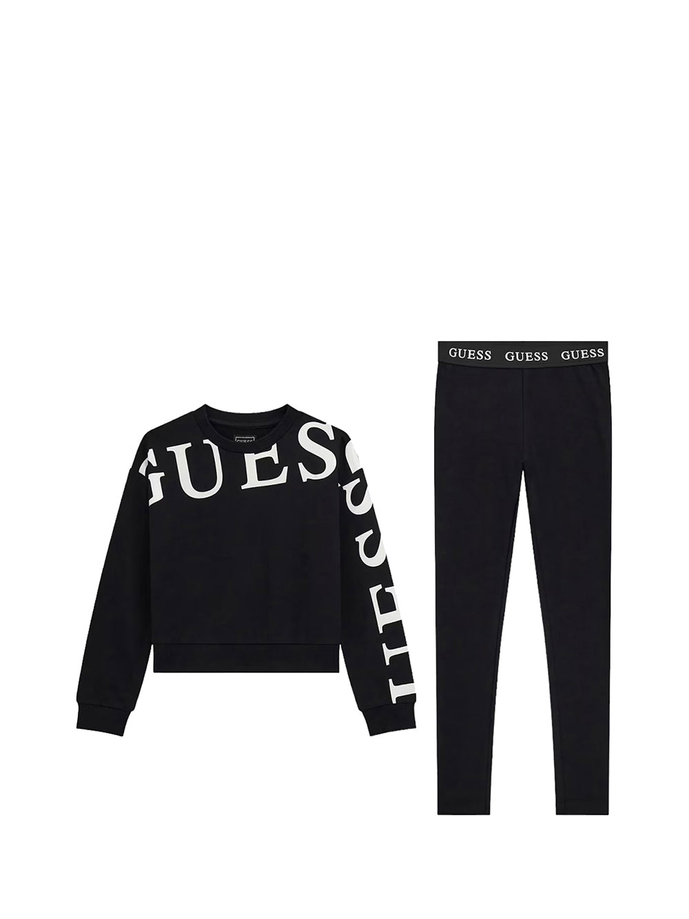 GUESS 1 USCITA Coordinato Bambina - Nero