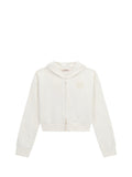 GUESS 1 USCITA Felpa Hooded Ls Active Top Bambina - Bianca