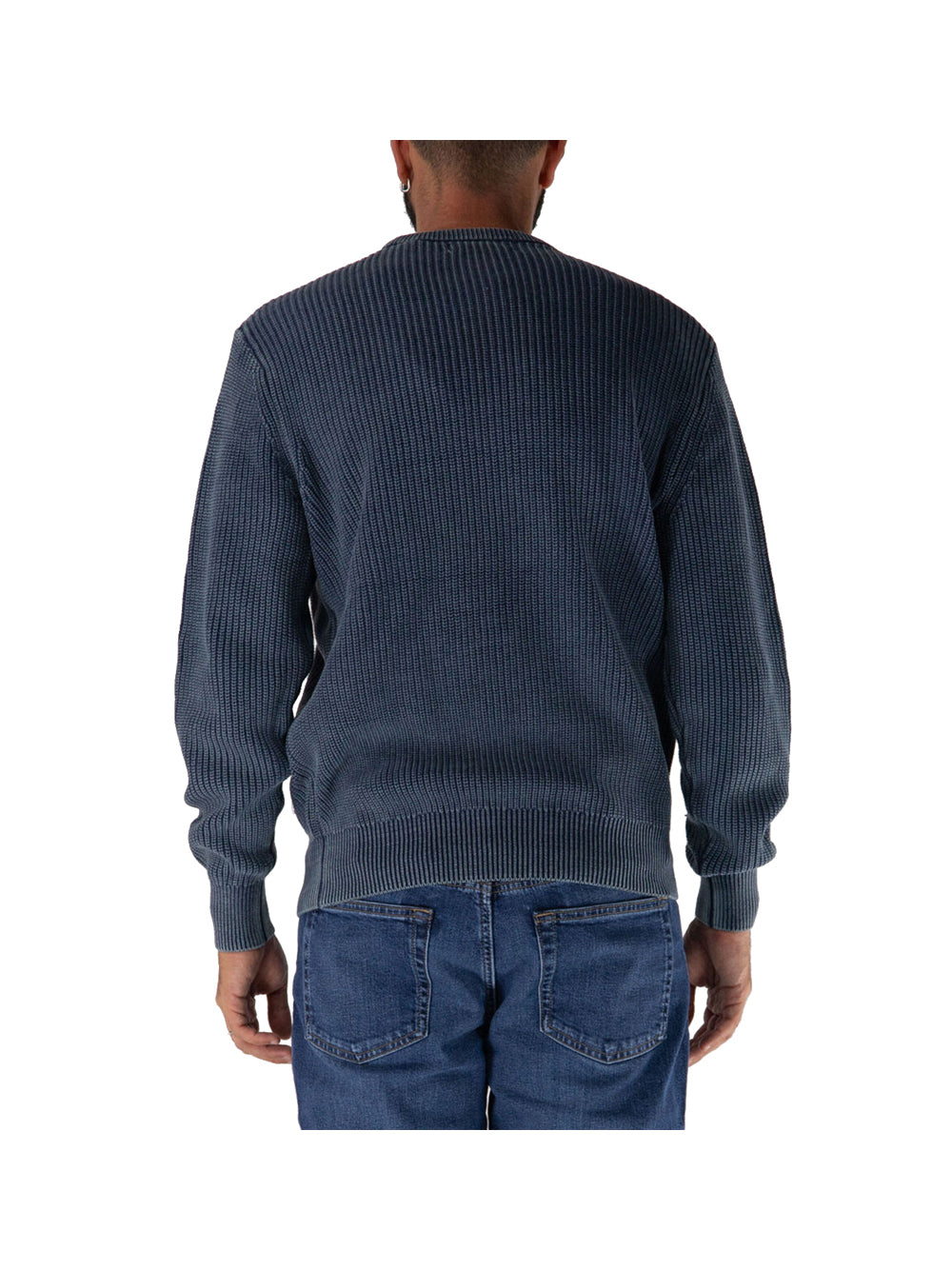 GUESS 1 USCITA Maglione Guess Herbie Cn Ribbed Was - Blu