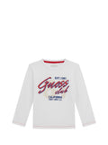 GUESS 1 USCITA T-Shirt Active Top - Bianco