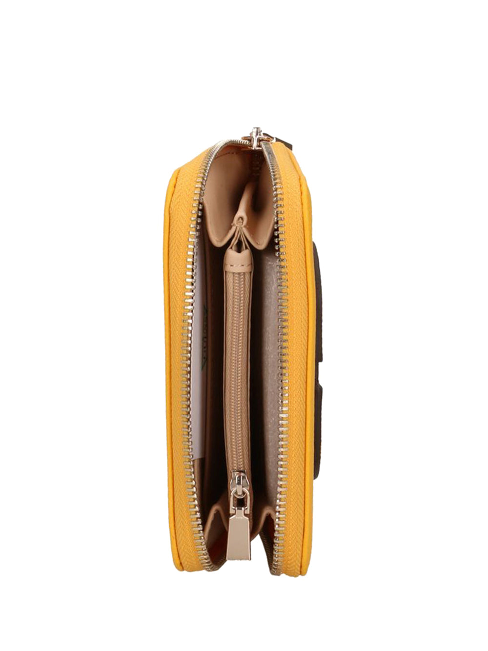 GUESS 1 USCITA Portafoglio Calebra Slg Medium Zip Around Donna - Giallo