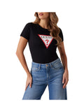 GUESS 1 USCITA T-Shirt Donna - Nero