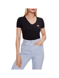 GUESS 1 USCITA T-Shirt Donna - Nero