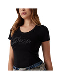 GUESS 1 USCITA T-Shirt Donna - Nero