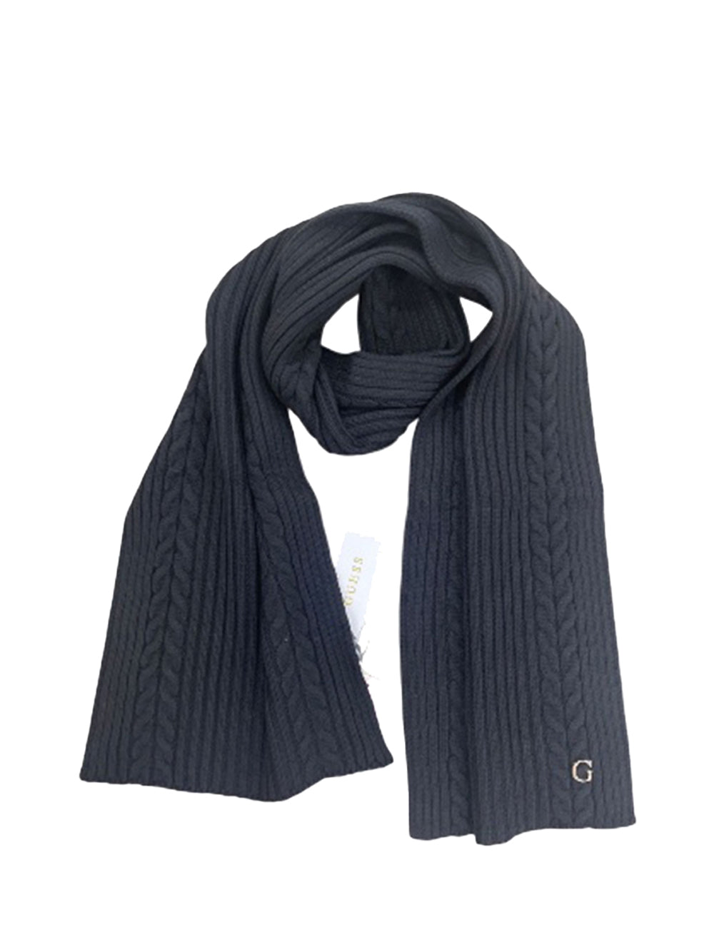 GUESS 2 USCITA Sciarpa Guess Knitted Nero