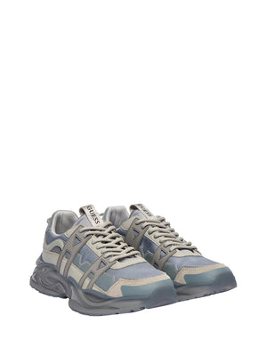 GUESS 2 USCITA Sneaker Guess Belluno Misto Pelle - Grigio
