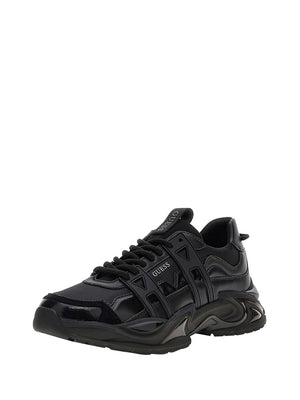 GUESS 2 USCITA Sneaker Guess Belluno Misto Pelle - Nero