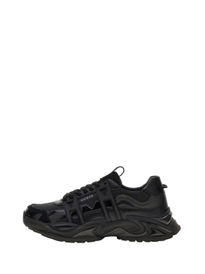 GUESS 2 USCITA Sneaker Guess Belluno Misto Pelle - Nero