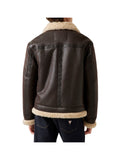 GUESS 2 USCITA Giubbotto Guess Aviator Shearling - Marrone