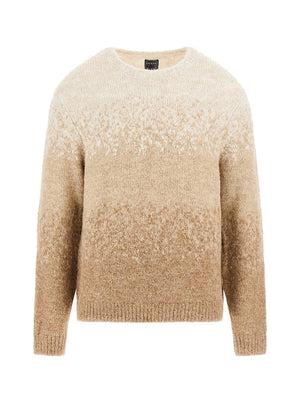 Guess Maglione Guess Ls Cn Trey Marled St - Beige