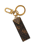 GUESS 2 USCITA Portachiave Uomo - Marrone