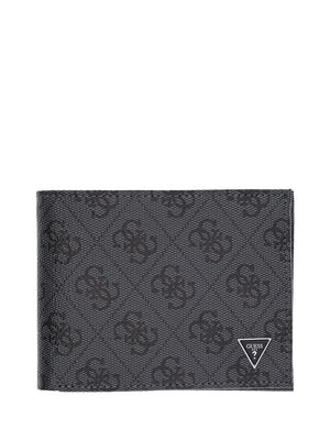 GUESS 2 USCITA Portafoglio Uomo - Nero