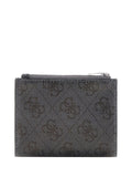 GUESS 2 USCITA Portafoglio Guess Milano Bifold Top Zip - Nero