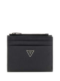 GUESS 2 USCITA Guess Portafoglio Milano Bifold Top Zip Nero