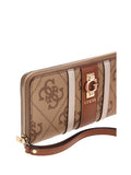 GUESS 2 USCITA Portafoglio Guess Erenia 4G logo- Marrone