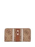 GUESS 2 USCITA Portafoglio Guess Erenia 4G logo- Marrone