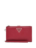 GUESS 2 USCITA Portafoglio Guess Laurel Ii Slg Dbl Zip - Rosso
