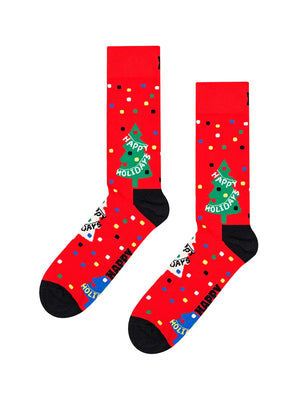 HAPPY SOCKS Happy Socks 3-Pack Holiday Tree Socks - Verde