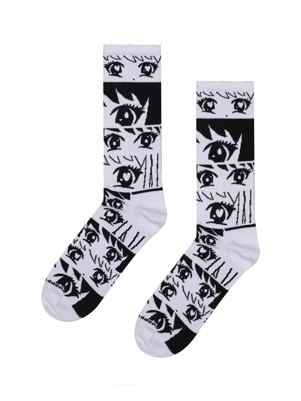 HAPPY SOCKS Happy Socks Anime Stripes Sneaker Sock - Bianco