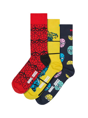 HAPPY SOCKS Calzini Happy Socks Marvel Spider Man 3-Pack - Multi