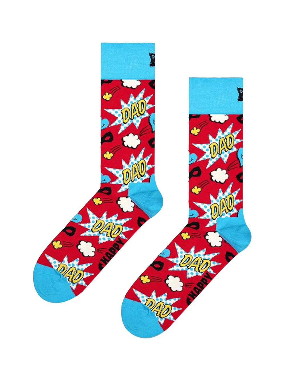 HAPPY SOCKS Calzini 2-Pack Happy Socks Super Dad Socks - Blu