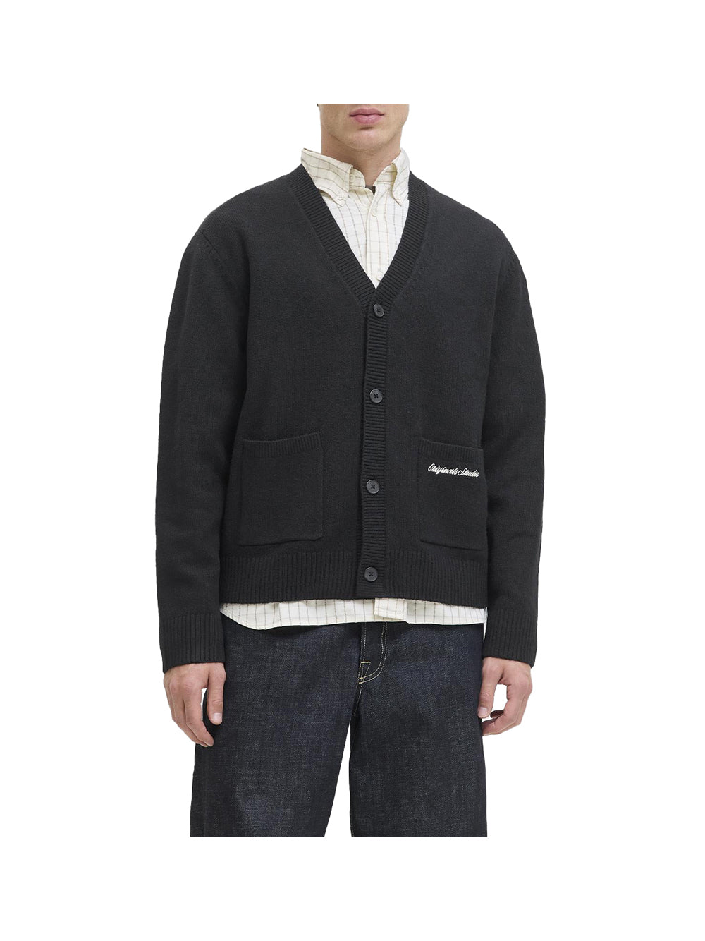 JACK&JONES MAIN 3 Cardigan Jacl&Jones Jornorrebro Knit - Nero