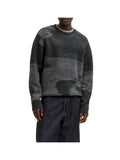 JACK&JONES MAIN 4 Maglione Jack&Jones Jcolflare Knit Aop Crew Neck - Nero