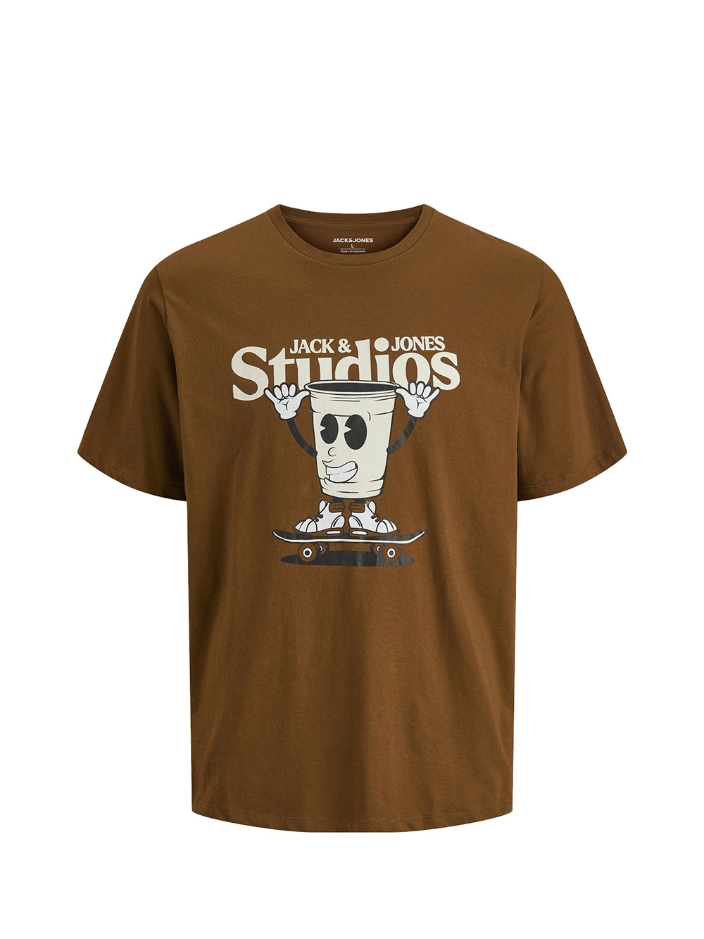 JACK&JONES PRE T-Shirt Jack&Jones Jjmasao Tee Ss - Marrone