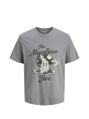 JACK&JONES PRE T-Shirt Jack&Jones Jjmasao Tee Ss - Grigio
