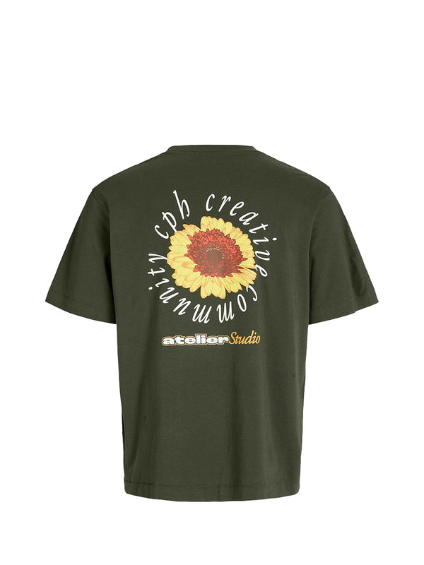 JACK&JONES PRE T-Shirt Jjrody Tee - Verde