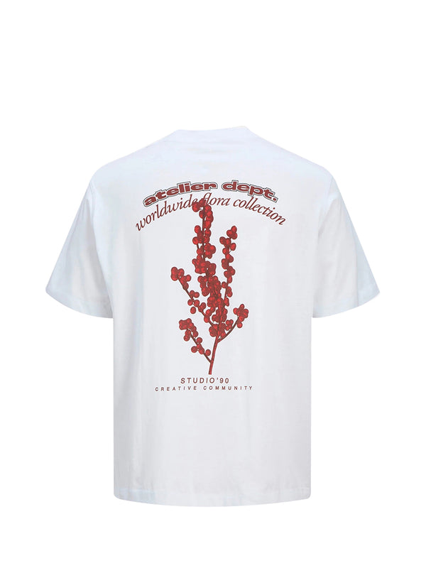 JACK&JONES PRE T-Shirt Jjrody Tee - Bianco