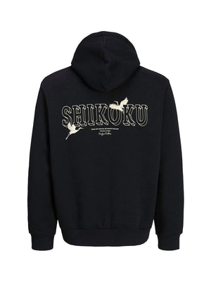 JACK&JONES PRE Felpa Jack&Jones Jjkenji Sweat Hood - Nero