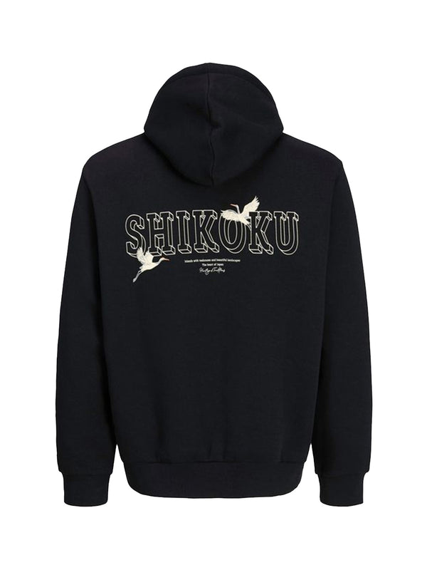 JACK&JONES PRE Felpa Jack&Jones Jjkenji Sweat Hood - Nero