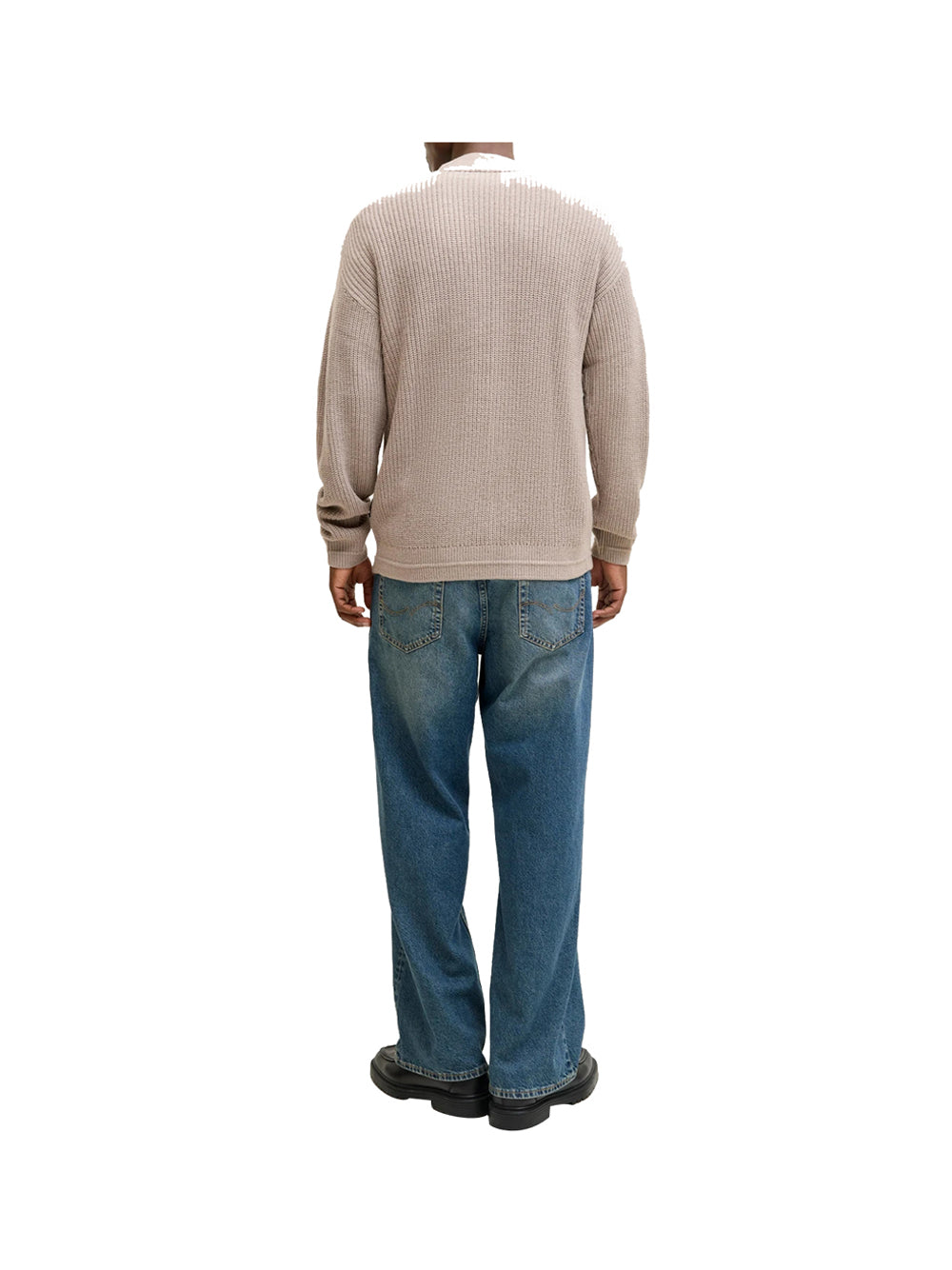 JACK&JONES PRE Cardigan Jack&Jones Jjconnor Knit V-Neck - Beige