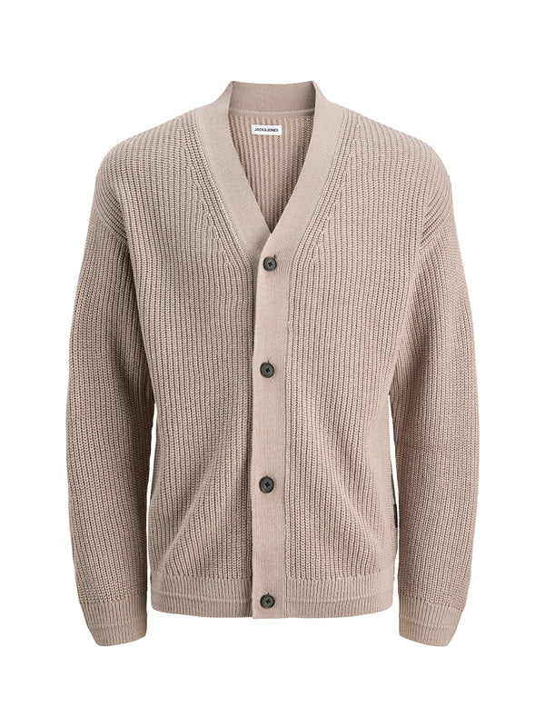 JACK&JONES PRE Cardigan Jack&Jones Jjconnor Knit V-Neck - Beige