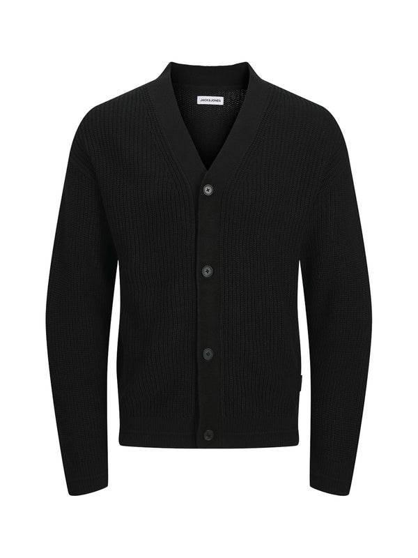 JACK&JONES PRE Cardigan Jack&Jones Jjconnor Knit V-Neck - Nero