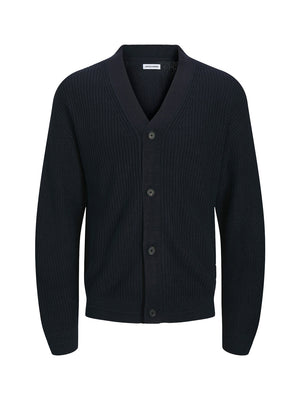 JACK&JONES PRE Cardigan Jack& Jones Jjconnor Knit V-Neck - Blu