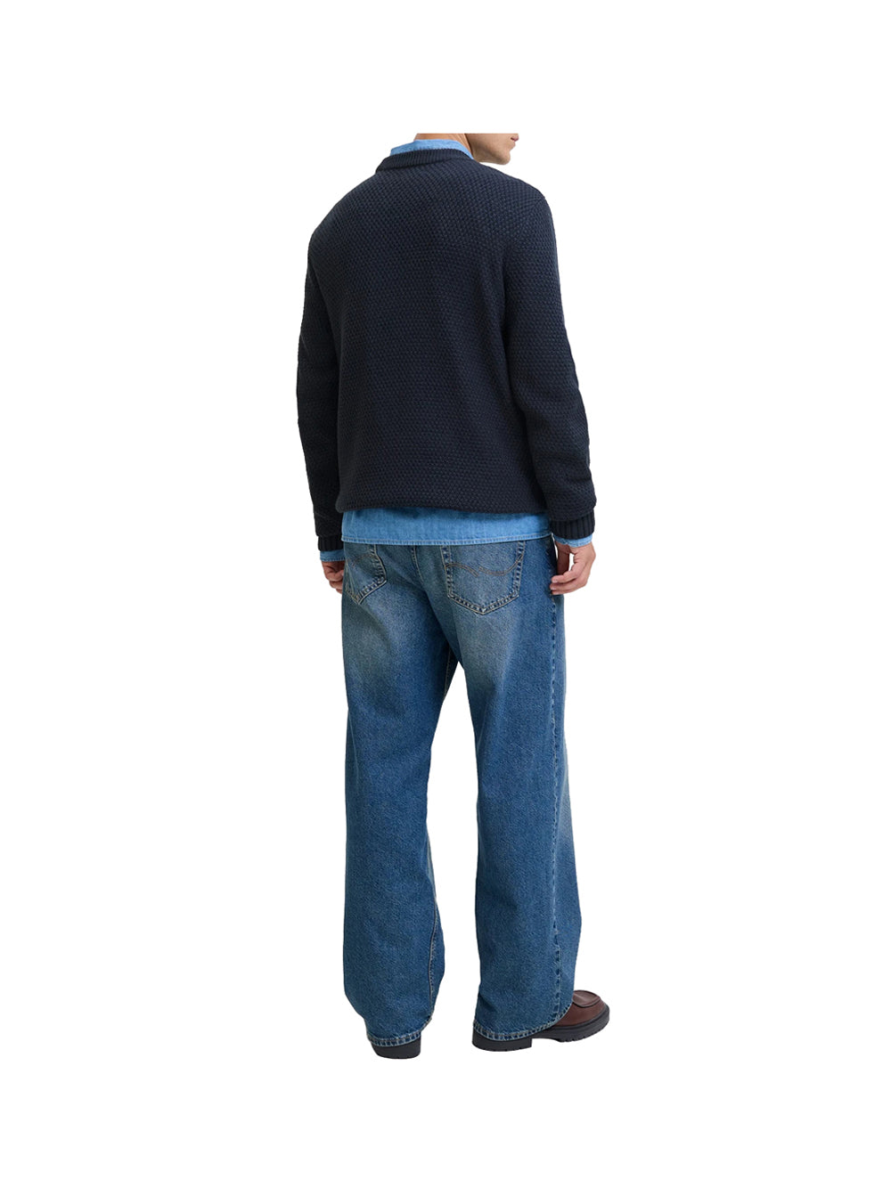 JACK&JONES PRE Pullover Jack&Jones Jjpaul Knit Crew - Blu