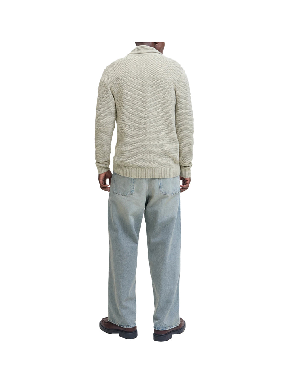 JACK&JONES PRE Cardigan Jack&Jones Jjpaul Knit - Bianco