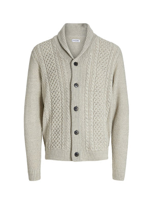 JACK&JONES PRE Cardigan Jack&Jones Jjpaul Knit - Bianco