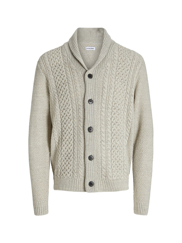 JACK&JONES PRE Cardigan Jack&Jones Jjpaul Knit - Bianco