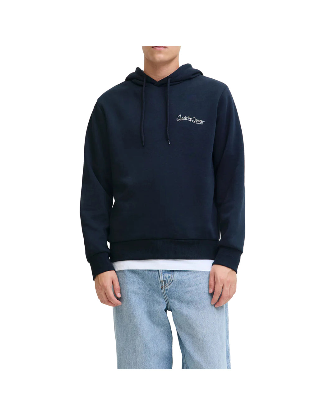 JACK&JONES PRE Felpa Jack&Jones Jjyuki Front Sweat Hood - Blu