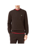 LACOSTE Lacoste Felpa girocollo in pile Marrone