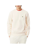 LACOSTE Lacoste Felpa girocollo in pile Bianco