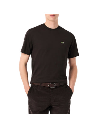 LACOSTE Lacoste T-shirt in cotone Marrone